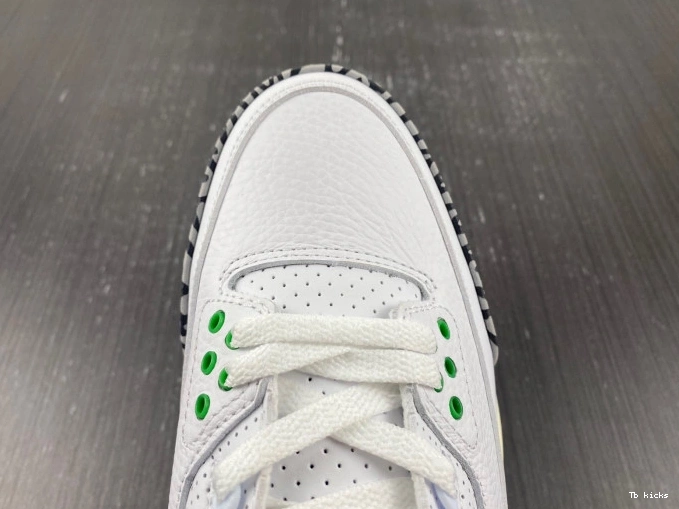 Reps TBK Retro Jordan CK9246-136 3 Green (W) Lucky 0810